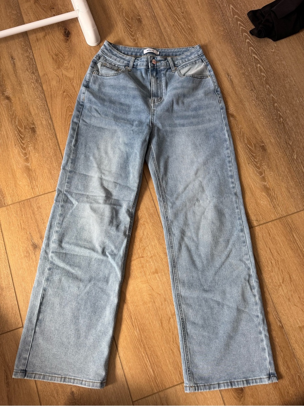 HDLTE Women Wide Leg Jeans High Waist Baggy Jeans Size Medium